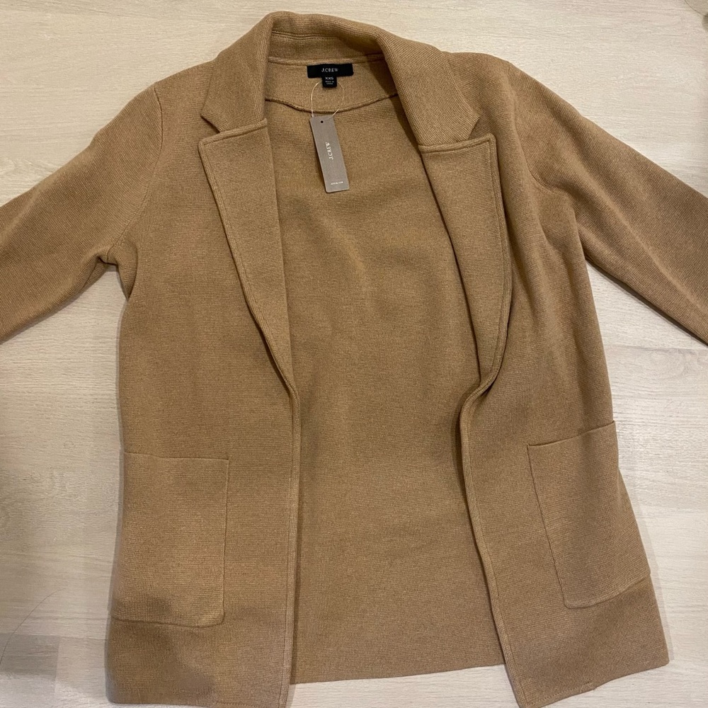 JCrew Sophie Open-front Sweater Blazer (Brand new)